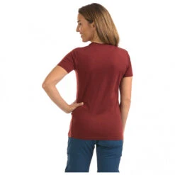 Bergfreunde.de - Women's Merino150 Bergfreunde Outline T-Shirt - T-shirt En Laine Mérinos -Plein Air Équipement Magasin bergfreundede womens merino150 bergfreunde outline t shirt t shirt en laine merinos detail 12